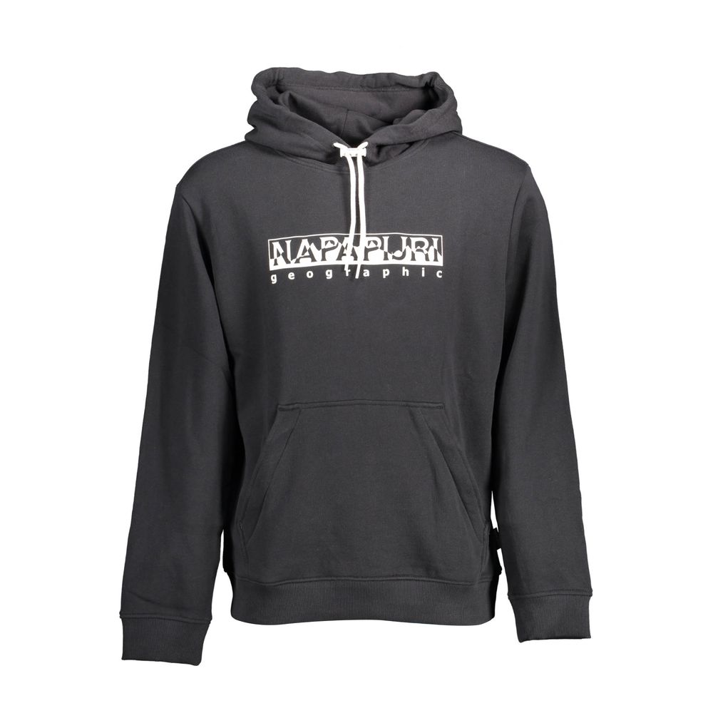 Napapijri Schwarzer Baumwollpullover für Männer